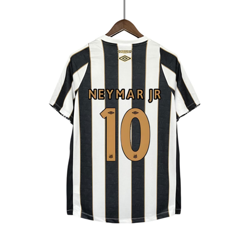 Fotballdrakter Neymar JR #10 Santos FC Bortedrakt 2024/25 Kortermet