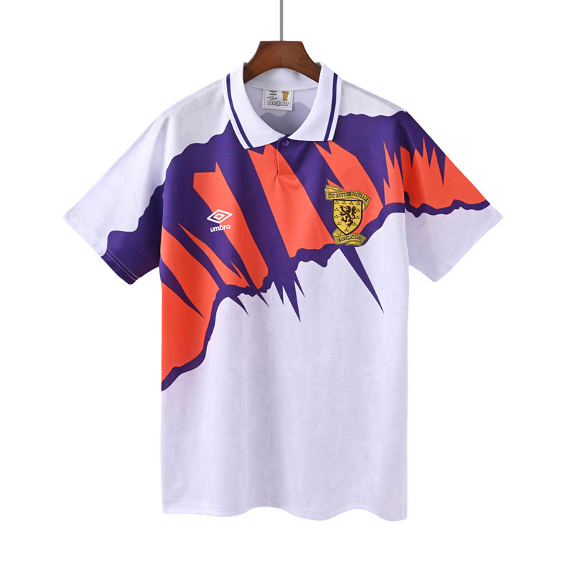 Billige Fotballdrakter Skottland Bortedrakt Retro 1991-93
