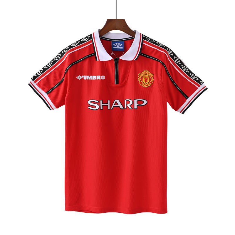 Fotballdrakter Manchester United Hjemmedrakt Retro 98-99