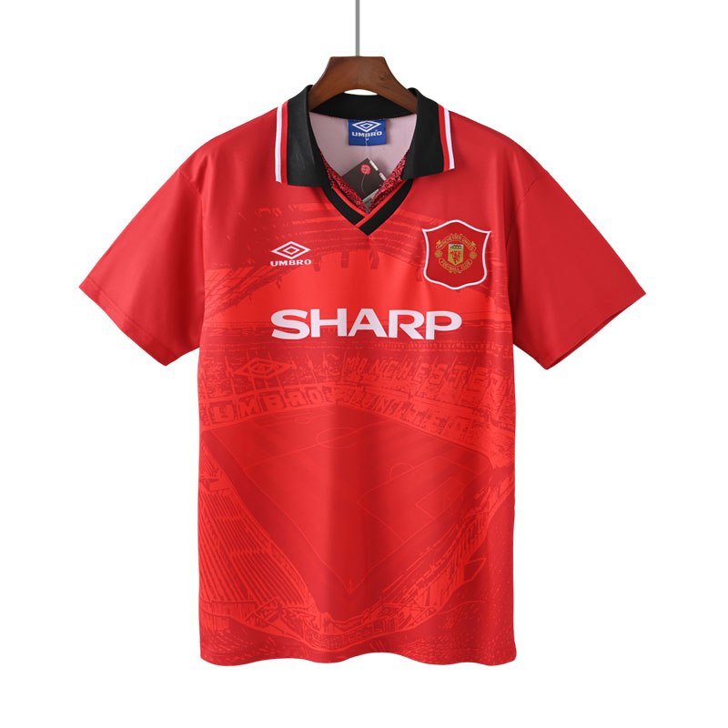 Manchester United Retro Hjemme Fotballdrakt 1994-96 Kortermet
