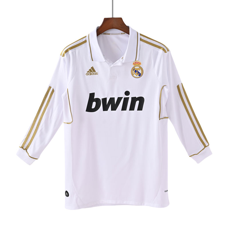 Real Madrid Hjemmetrøye 2011/12 Retro Langermet