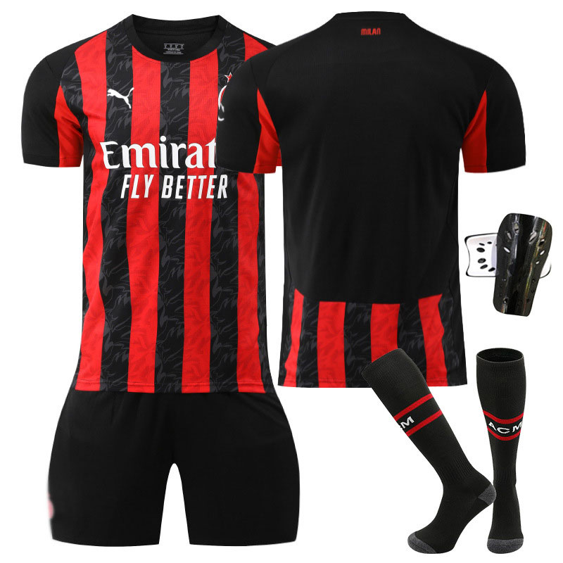 AC Milan barn drakt 2025/26 hjemmedrakt med shorts