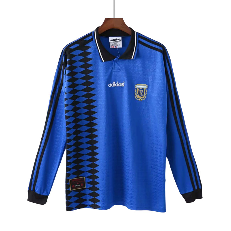 Argentina Retro Bortedrakt 1994 Lange Ermer