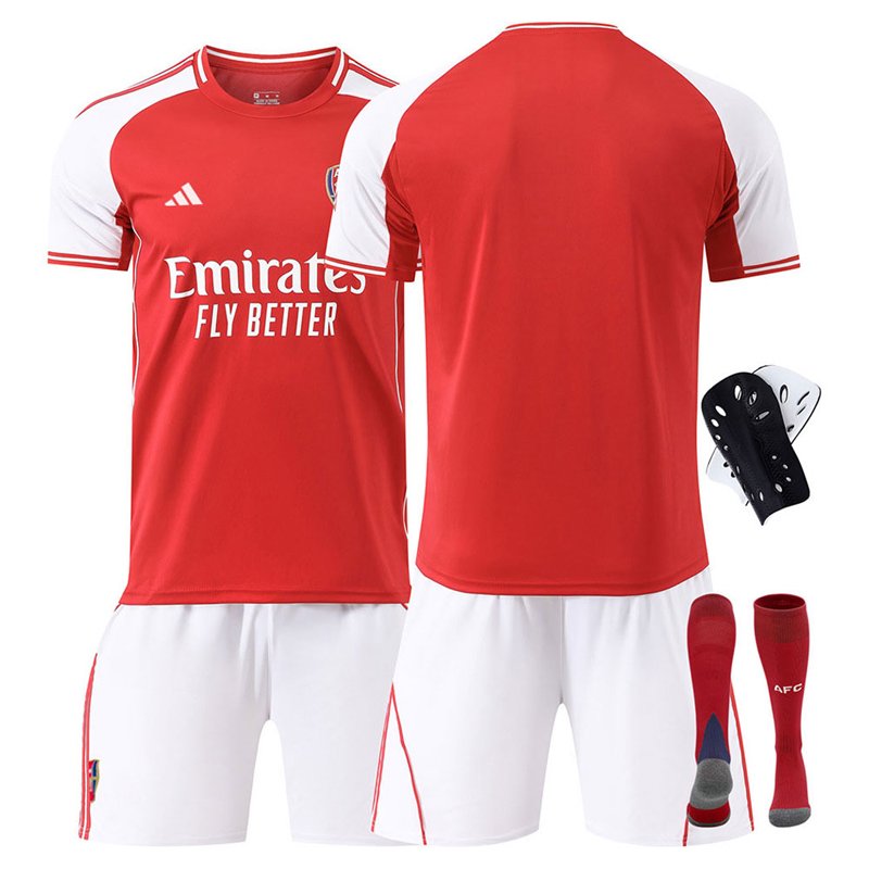 Arsenal FC Hjemmedrakt Barn 2025 26 Fotballdraktsett