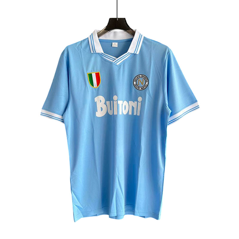 Billige Fotballdrakter SSC Napoli Hjemmedrakt Retro 1986-87