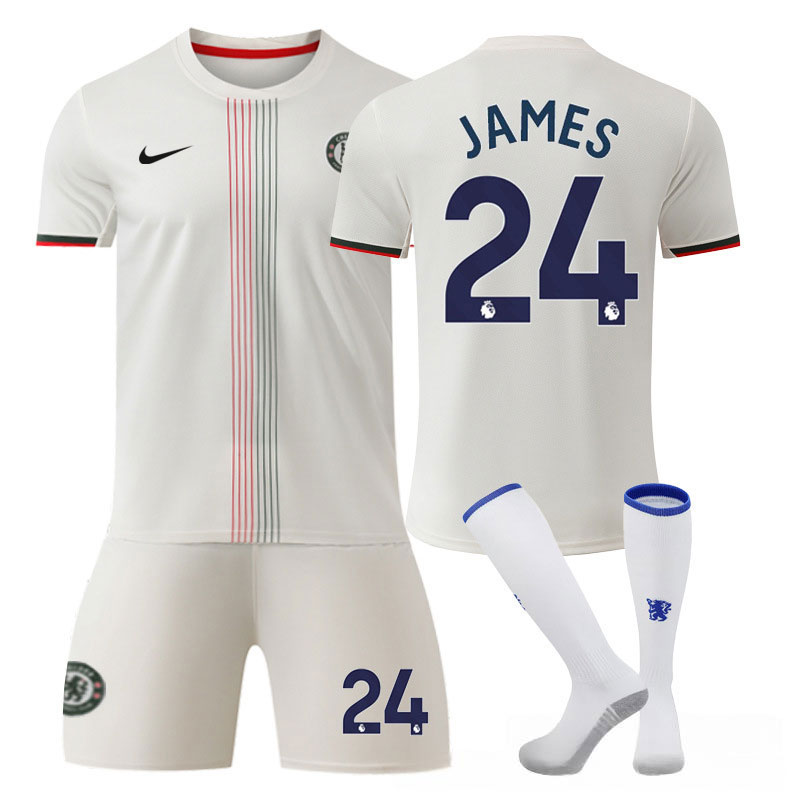 Chelsea 2025/26 bortedrakt med James 24 billig draktsett