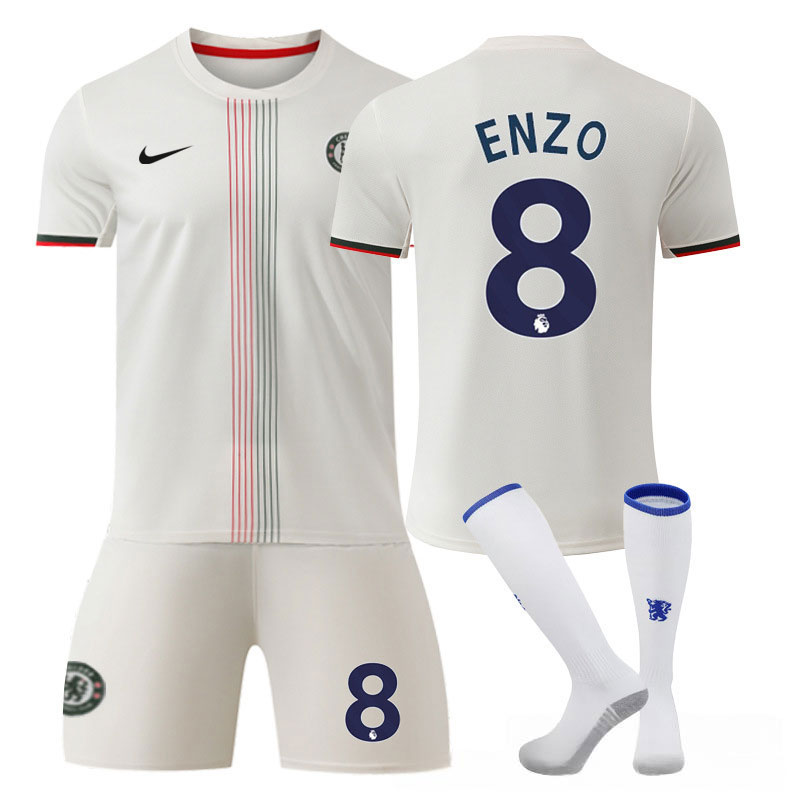 Chelsea borte fotballdrakt 2025/26 herre med ENZO 8 navn