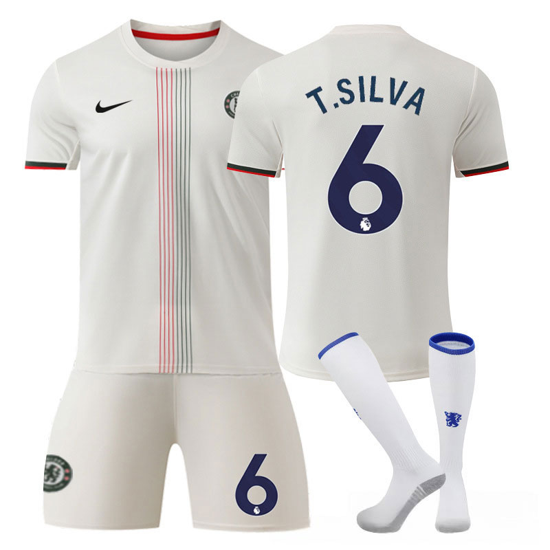 Chelsea bortedrakt og shorts 2025/26 for voksne menn T.SILVA 6
