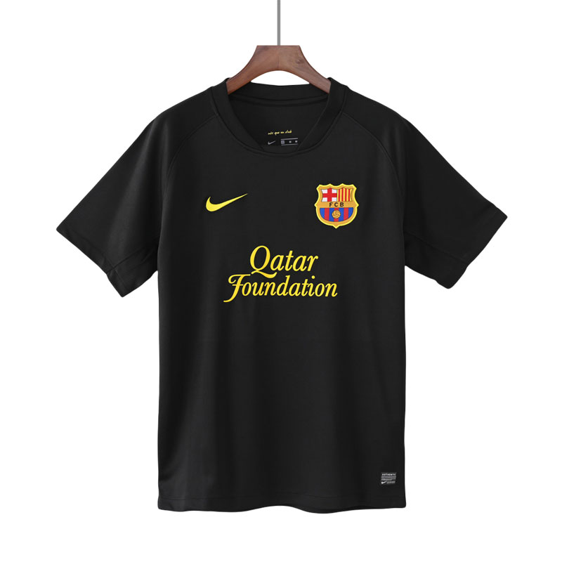FC Barcelona Tredjedrakt Retro 2012/13 Sort Kortermet