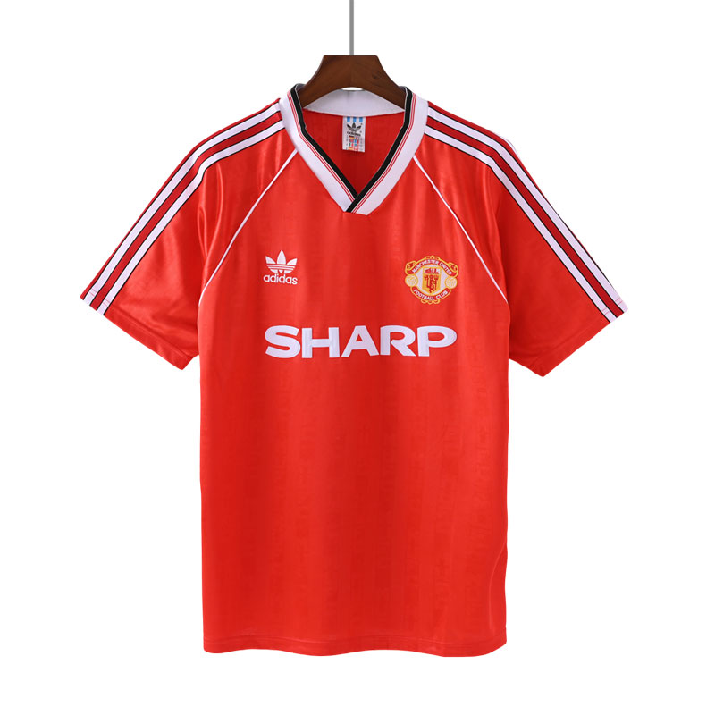Fotballdrakter Manchester United Hjemmedrakt Retro 88-90