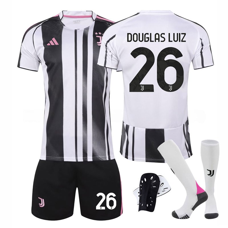 Juventus Douglas Luiz #26 draktsett til barn 2025/26 hjemme