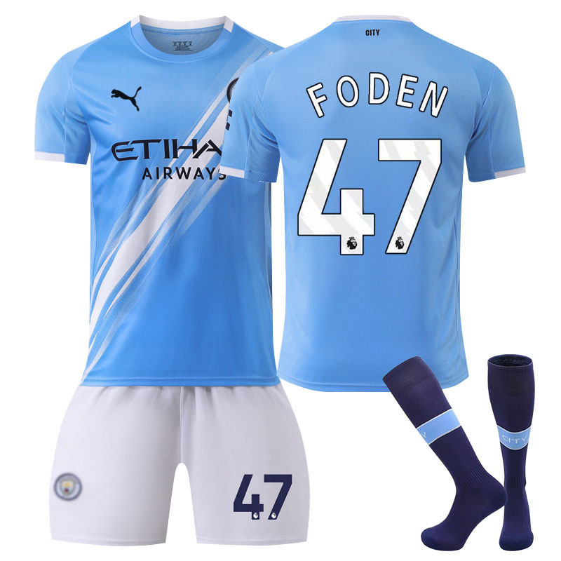 Man City Hjemmedrakt 2025/26 Komplett Draktsett Med Foden 47 Trykk