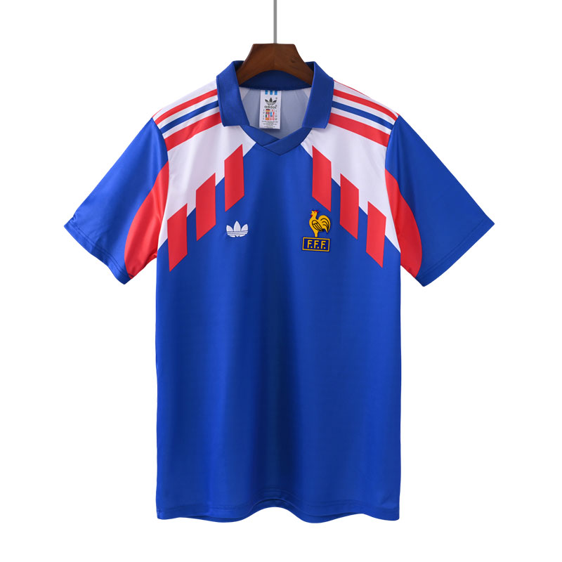 Retro Frankrike hjemmedrakt EM 1988
