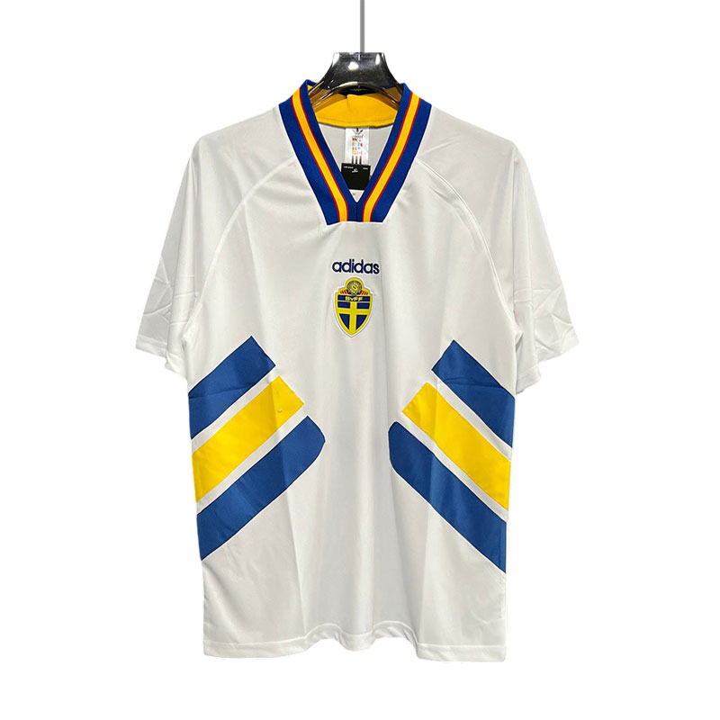 Sverige Bortedrakt Retro 1994 Herre Kortermet