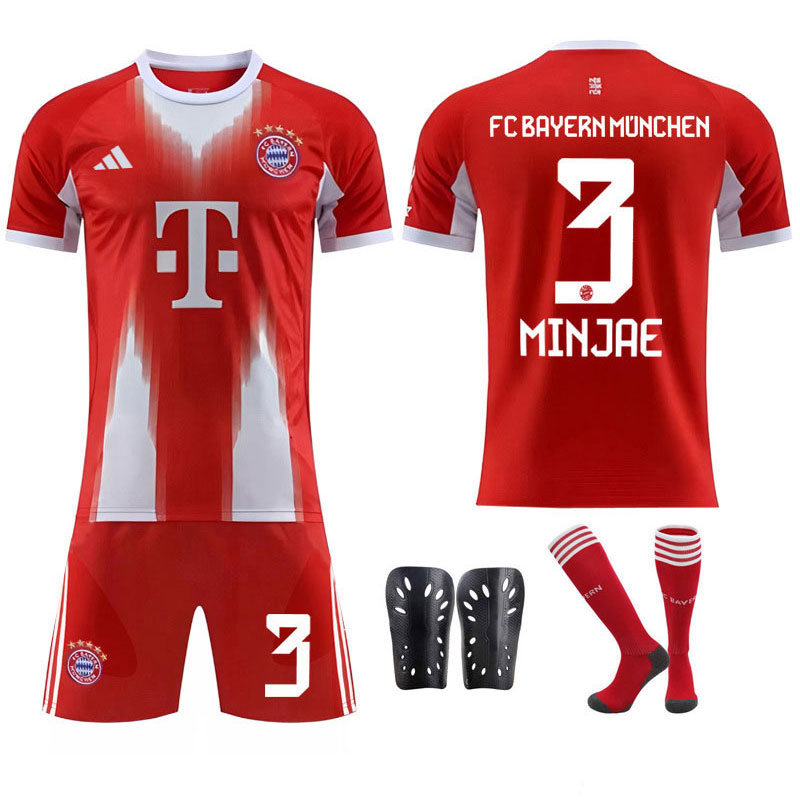 Bayern Munchen 2025/26 Hjemmedrakt for menn - Minjae 3 trykk inkludert