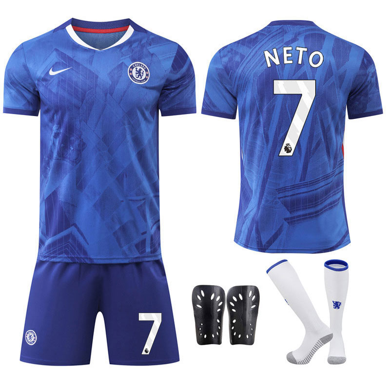 Chelsea FC Hjemmedrakt 2025-26 for Menn Blå Fotballdrakt NETO 7 Trykk