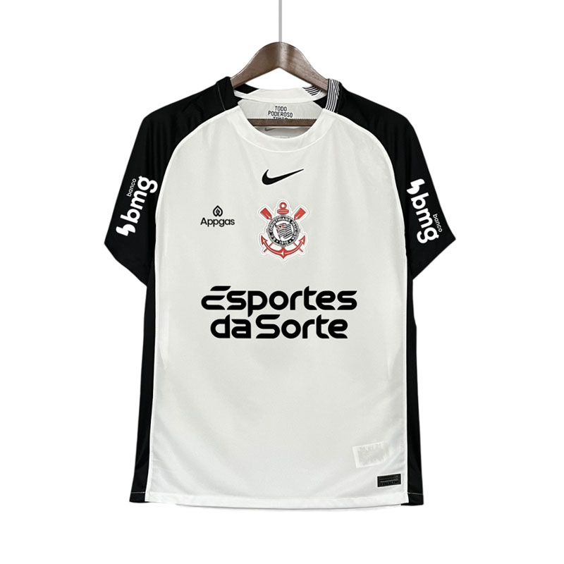 Corinthians 2025/26 Hjemmedrakt med Alle Sponsorer