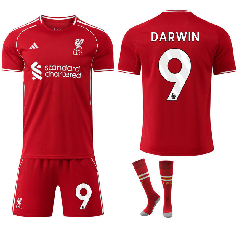 Darwin 9 Liverpool Herre Hjemmedrakt 2025/26 for Voksne