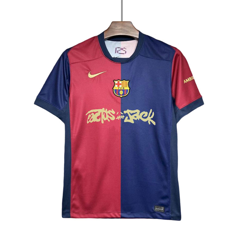 FC Barcelona x Travis Scott hjemmedrakt 24/25 herre kortermet