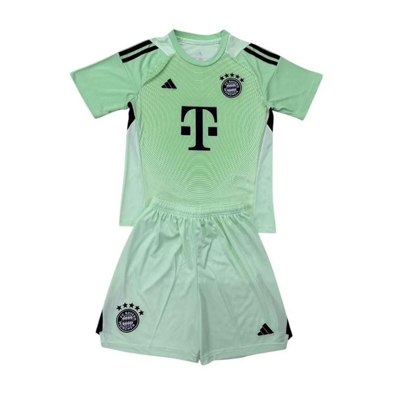 FC Bayern München 2025/26 Keeperdrakt Grønn - Voksen og Barnestørrelser