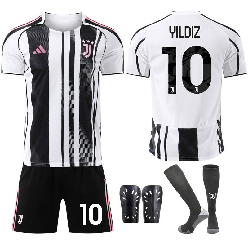 Juventus Herre Hjemmedrakt 2025/26 Yildiz 10 med shorts