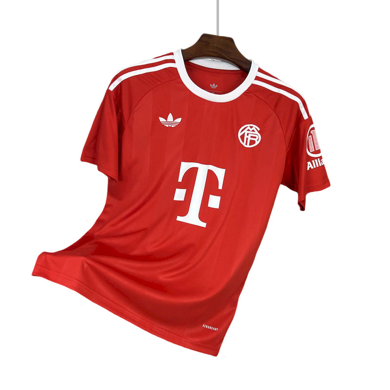 Kjøp FC Bayern Munich 2025/26 Rød Keeperdrakt - Tilpass med Navn