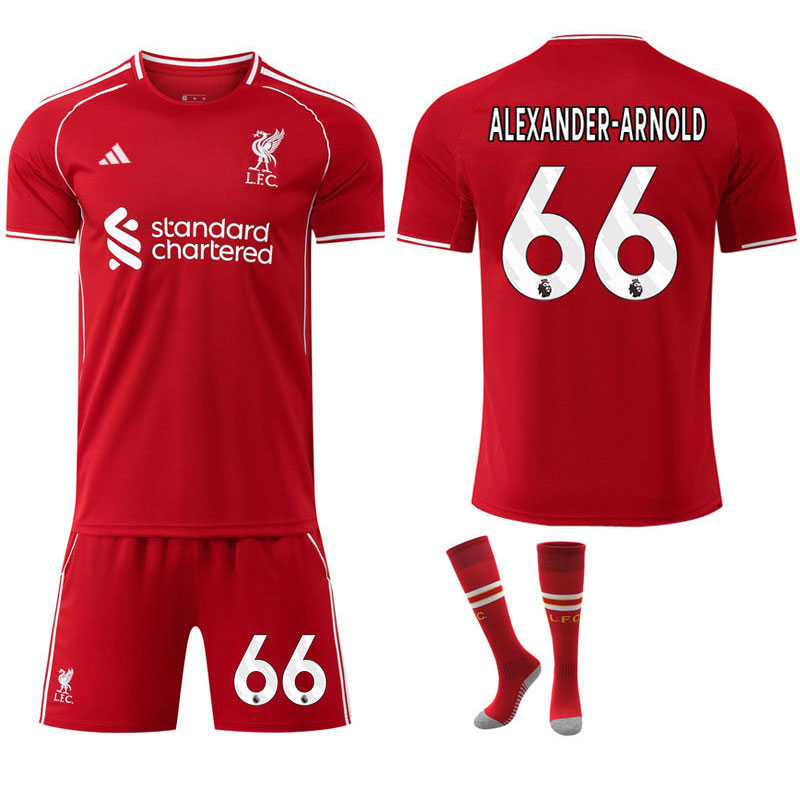 Liverpool Hjemmedrakt Herre 2025/26 Fullt Sett med ALEXANDER-ARNOLD 66 Trykk