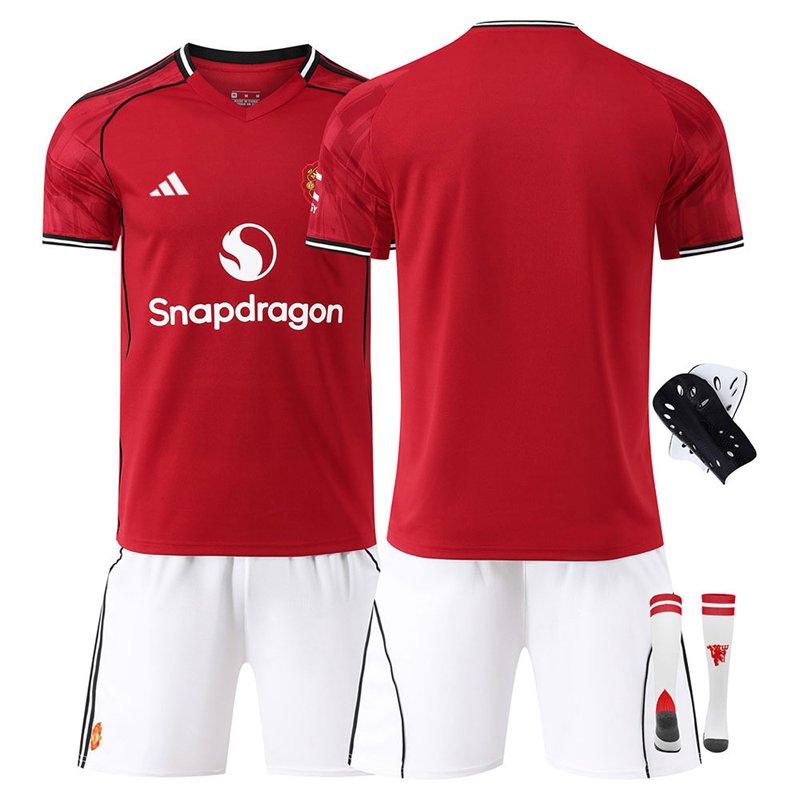 Manchester United Barn drakt 2025/26 hjemmedrakt med rask levering