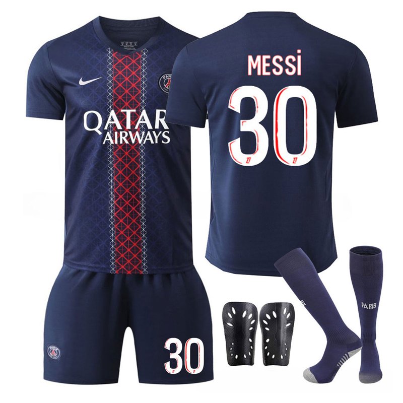 Messi 30 Paris Saint-Germain Barnedrakt 2025/26 Hjemmedraktsett i Kortermet Stil