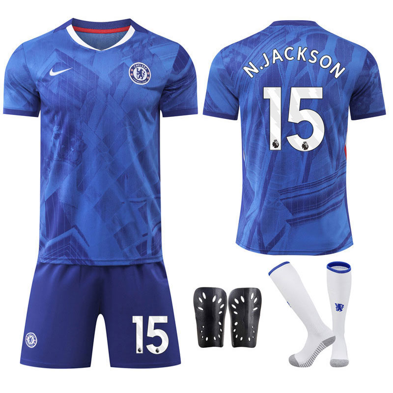N.Jackson 15 Chelsea Hjemmedrakt 2025/26 Herre Kortermet + Korte bukser