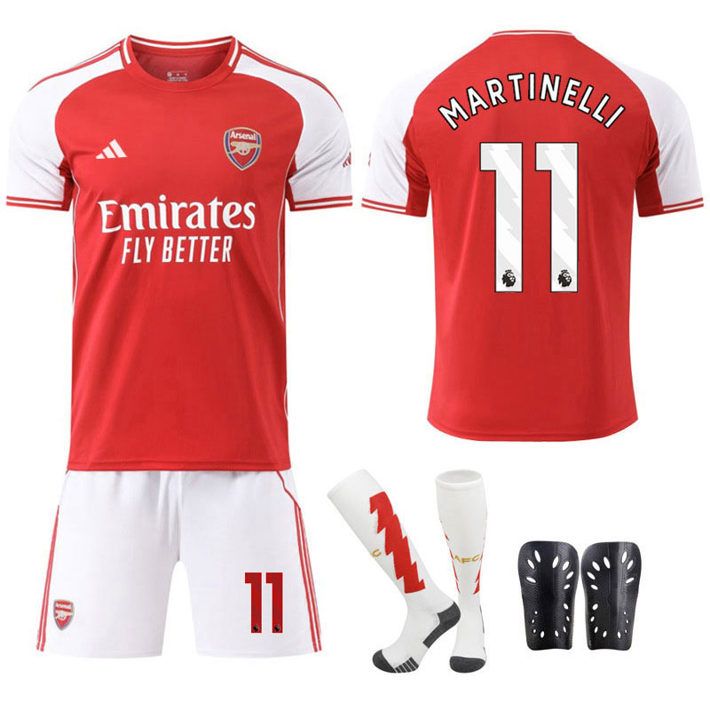 Rød Arsenal Hjemmedrakt 2025/26 Martinelli 11 Trykk for Menn