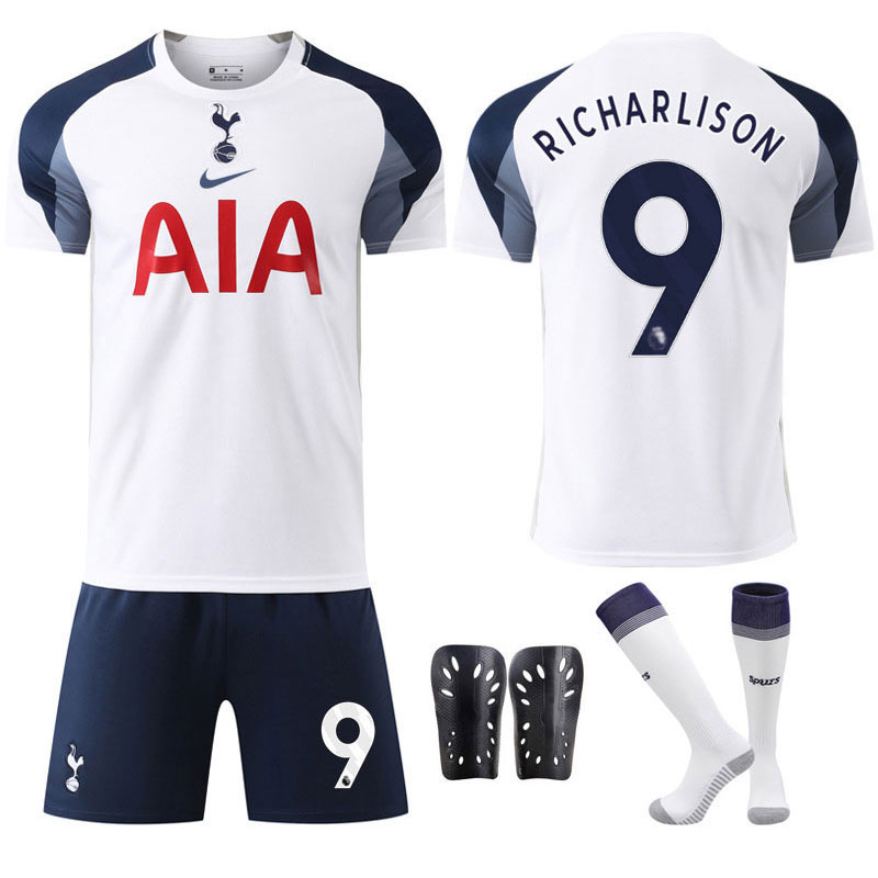 Tottenham Hotspur Barnesett 2025/26 Richarlison 9 Hjemmedrakt og Shorts