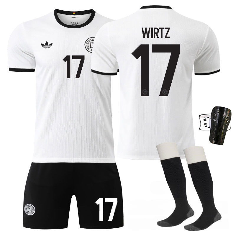Tyskland 125-årsjubileum 2024/25 Fotballdrakt med WIRTZ 17 for Barn og Voksne