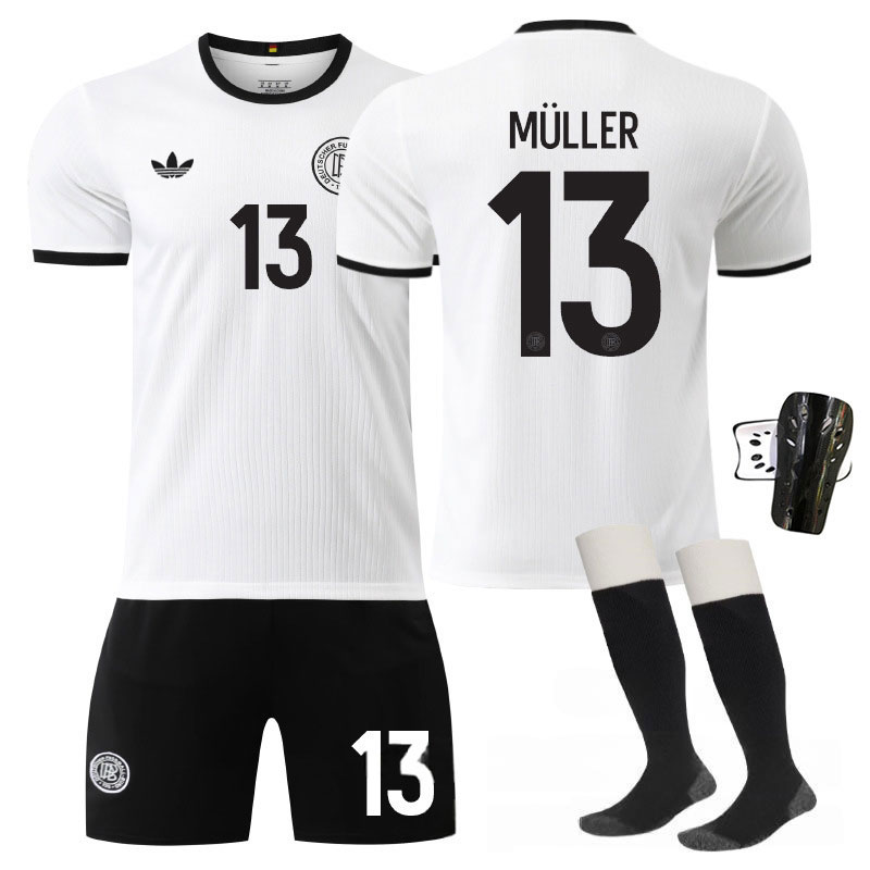 Tyskland 2025 Spesialdrakt 125 År Müller 13 Fotballtrøye for Barn og Voksne