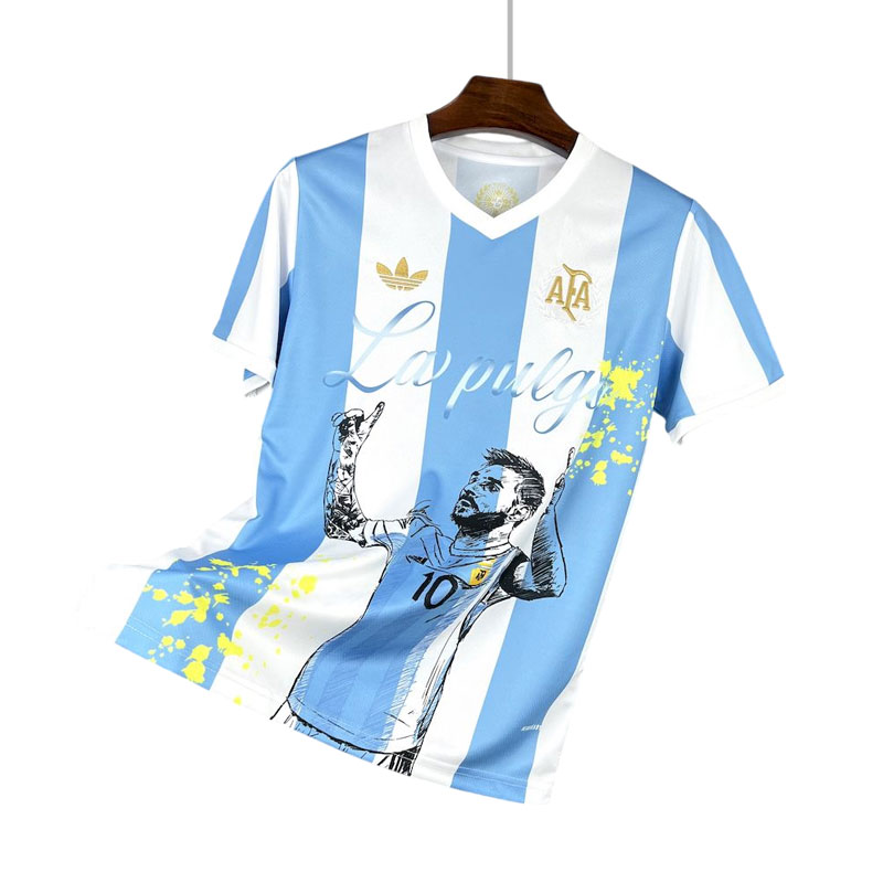 Argentina 50-års Messi fotballskjorte 2024/25 - eksklusiv design