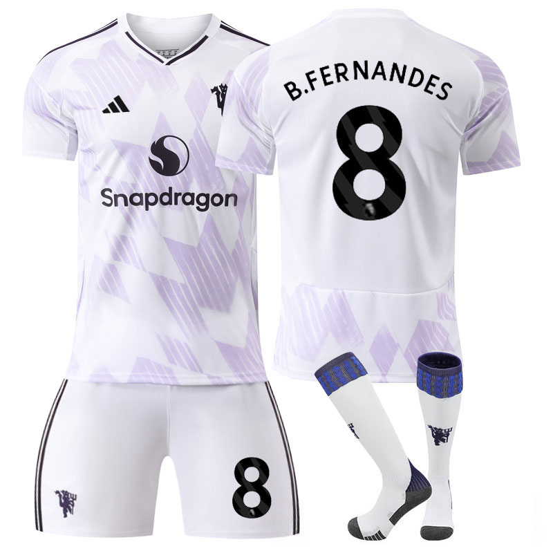 B. Fernandes 8 Manchester United 2025/26 bortedraktsett for menn