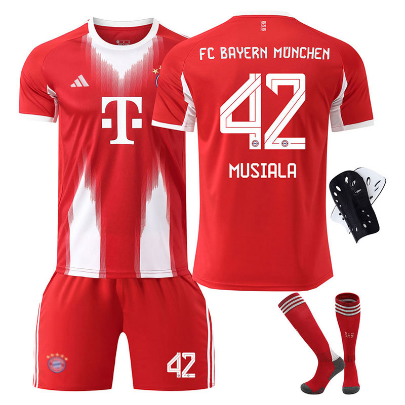 Bayern München hjemmedrakt barn 2025/26 - MUSIALA 42 trykk og shorts