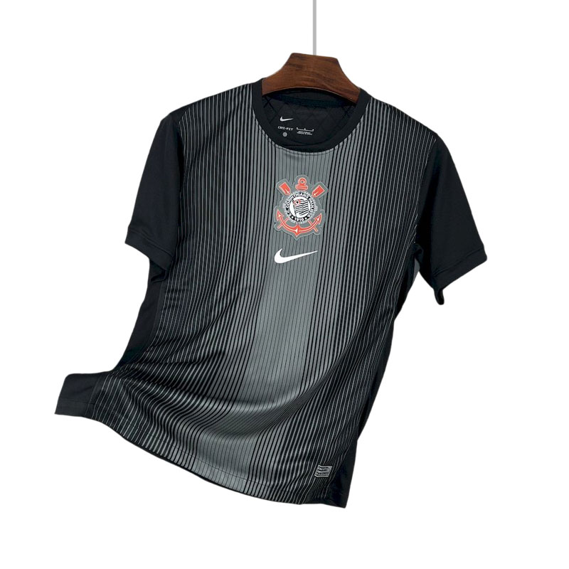 Corinthians målvaktstrøye 2025/26 svart drakt