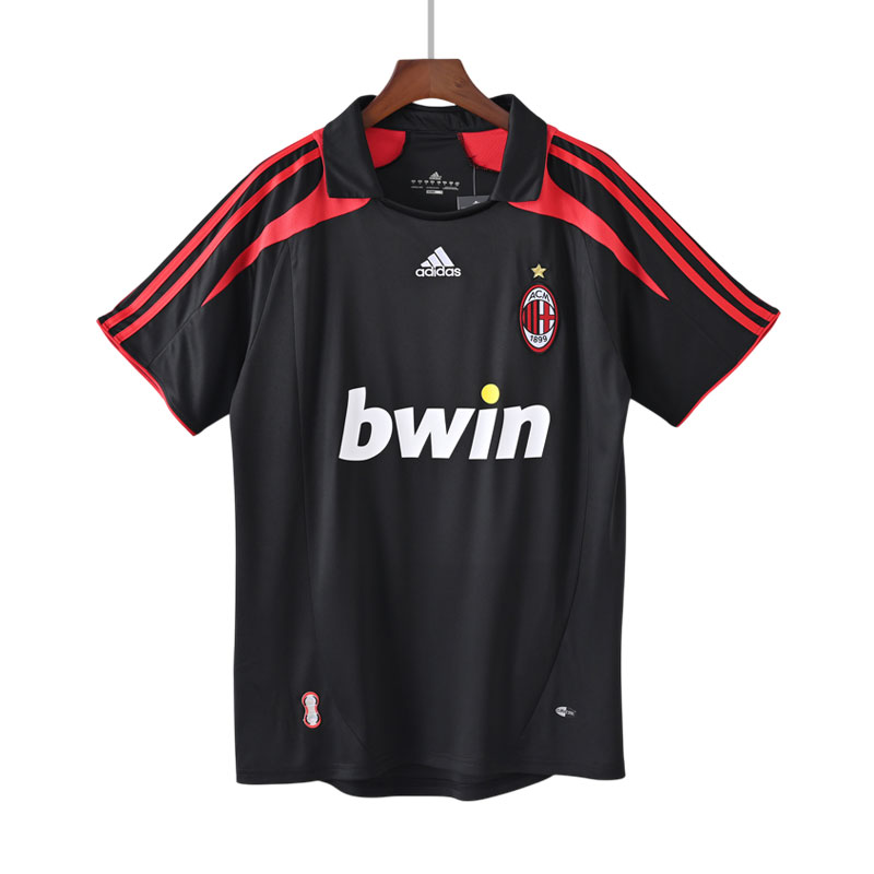 Herre fotballdrakt AC Milan retro tredjedrakt 2007/08