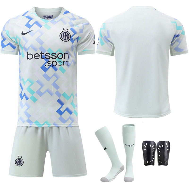 Inter Milan 2025/26 draktsett barn - Bortedrakt med trøye og shorts