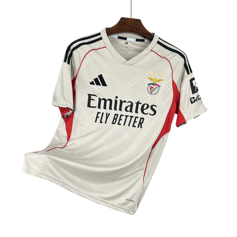 Kjøp Benfica fotballdrakt 2025/26 borte