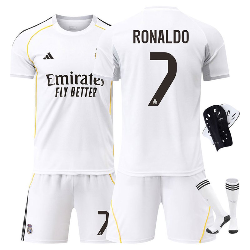 Kjøp Real Madrid 2025/26 Hjemmedrakt - Ronaldo 7 på ryggen