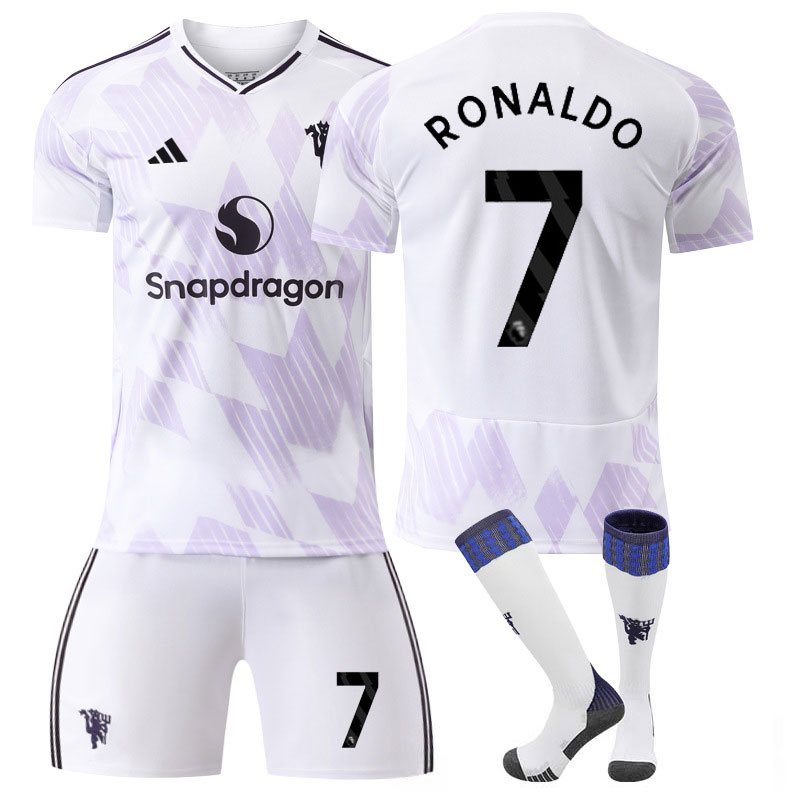 Komplett Ronaldo 7 Manchester United 2025/26 bortedrakt for menn