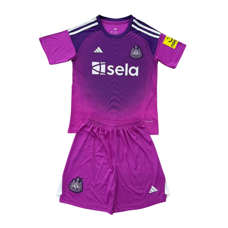 Newcastle United keeperdrakt 2025/26 Lilla målmandstrøye for voksne og barn