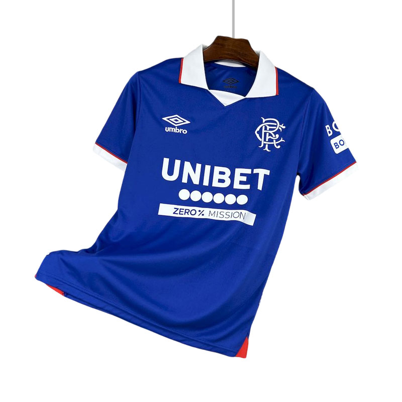 Ny Rangers FC blå hjemmedrakt 2025-26 for menn