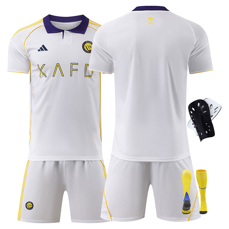 Al-Nassr 25/26 tredjedrakt for barn - fotballdrakt med shorts