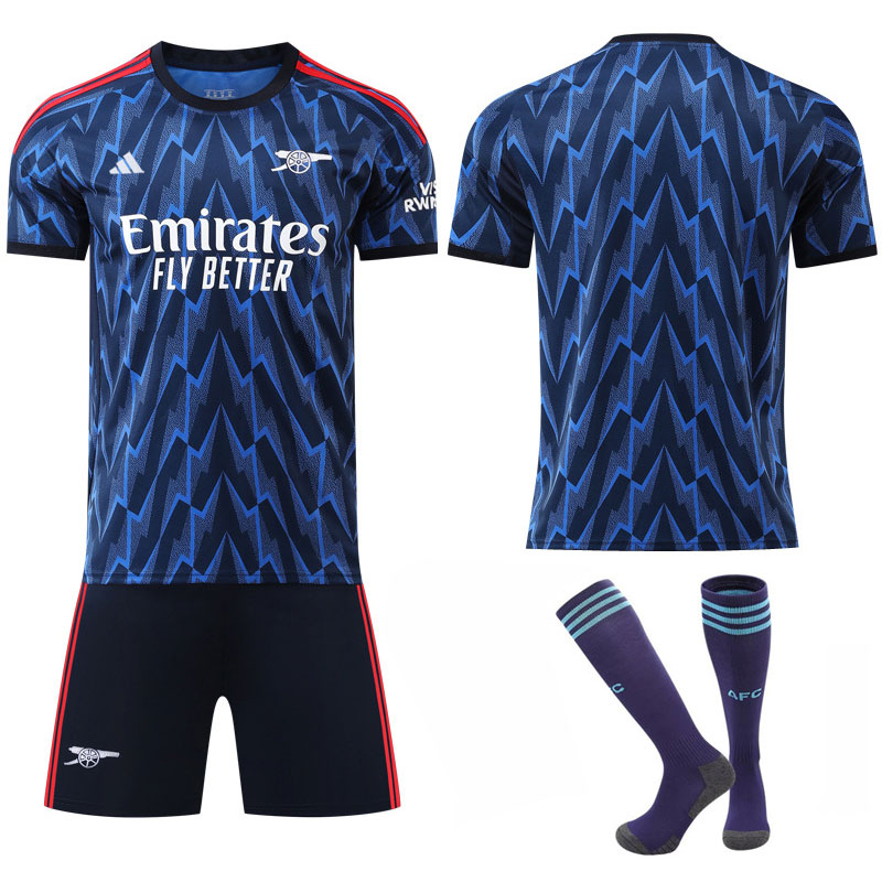 Herre Arsenal fotballdrakt 25/26 – bortedraktsett med trøye og shorts