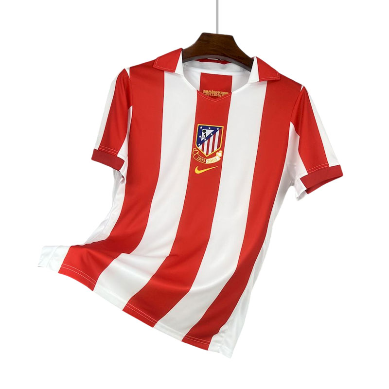Atletico Madrid jubileumsdrakt 2003/04 retro hjemmedrakt for herre