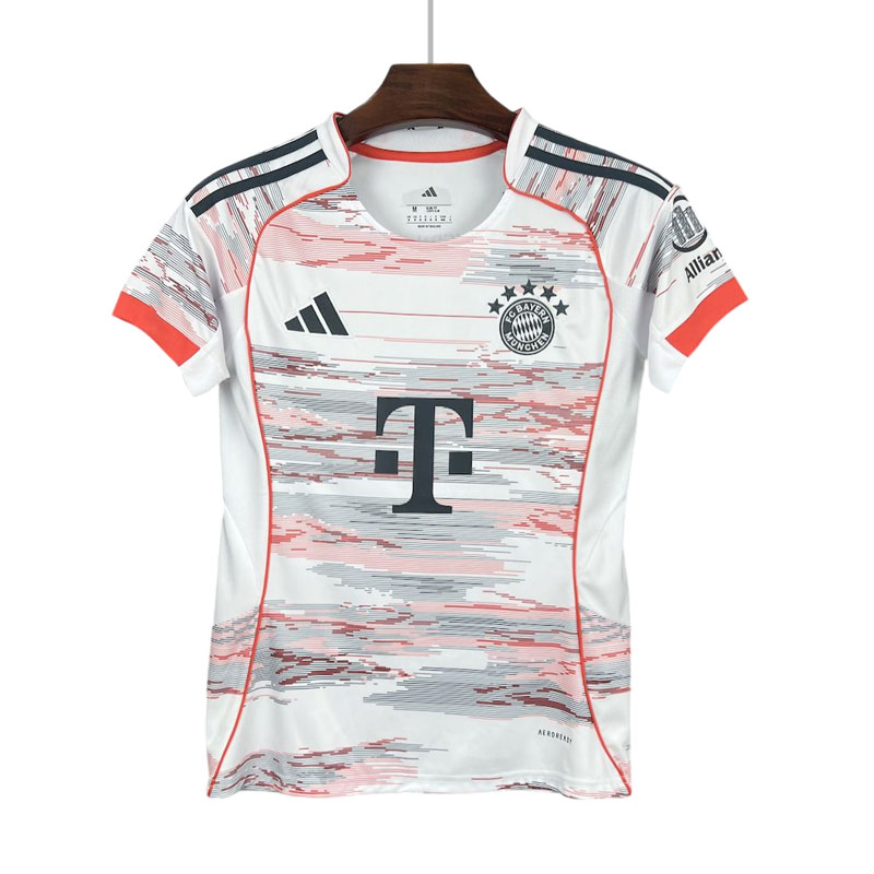 Dame fotballdrakt Bayern München 2025/26 bortedrakt
