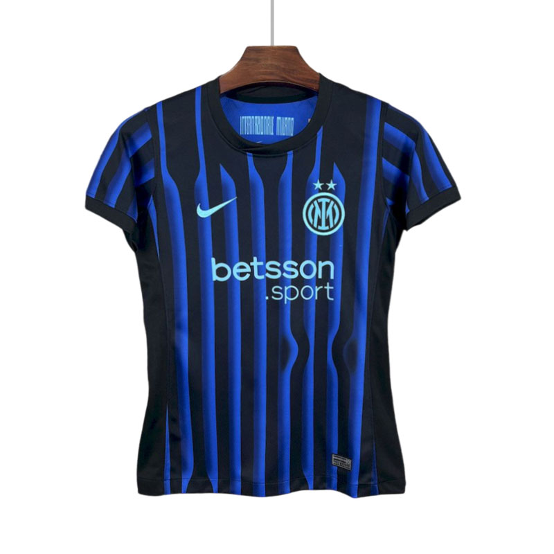 Dame fotballdrakt Inter Milan 2025/26 blå/svart hjemmedrakt